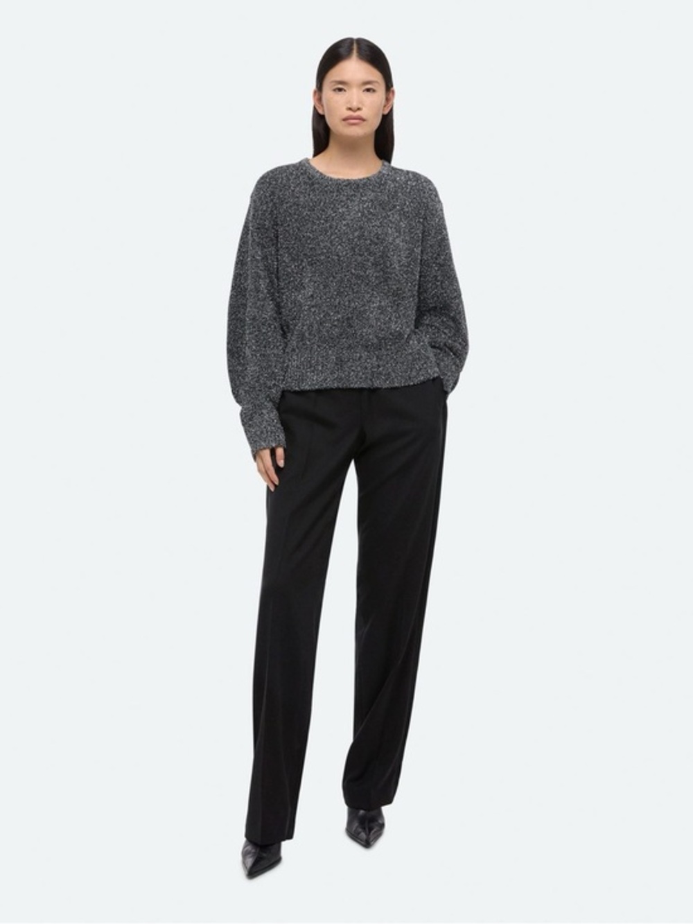Helmut Lang Apex Lurex Crew Sweater